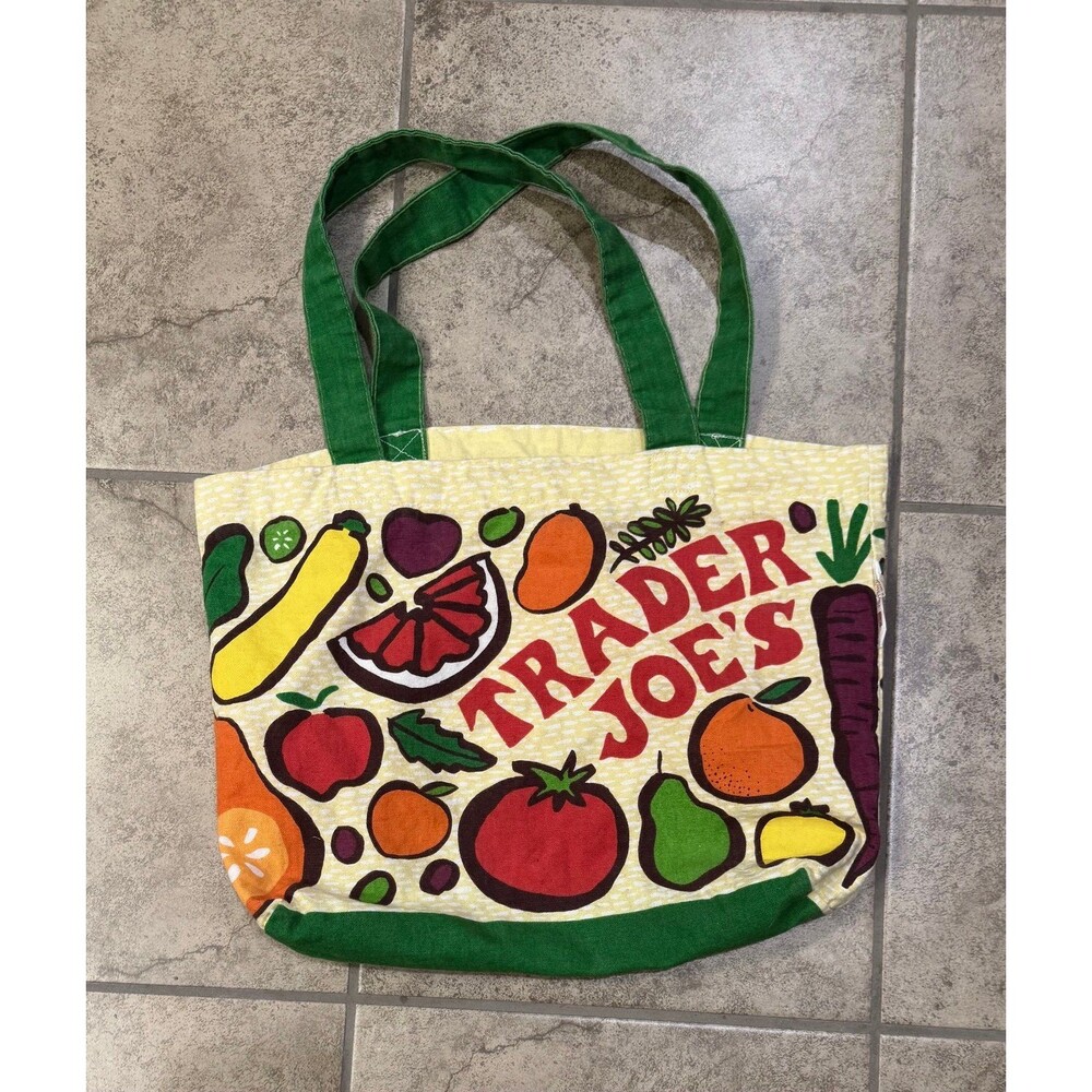 Vintage Trader Joe's Reusable Grocery Bag Tote